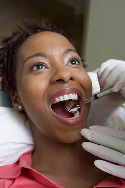 patient receiving treatment at Willamette Valley Periodontics